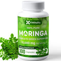 Moringa Capsules| Moringa Oleifera |10,000mg| 300 Capsules| 100% Pure| Non-GMO - TrustMedUSA