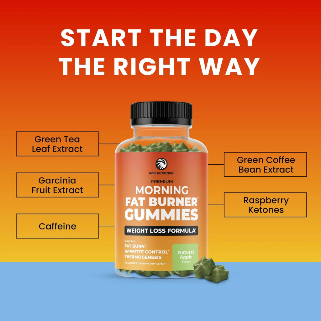 Morning Fat Burner Gummies for Weight Loss for Women & Men | Thermogenic Belly - TrustMedUSA