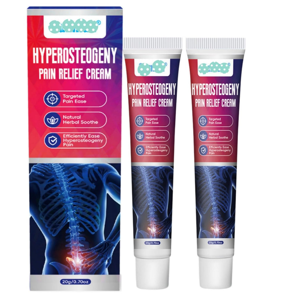 MOSYFEIBI Hyperosteogeny Pain Relief Cream - Natural Herbal Soothing Cream for Joint, Back, Neck & Knee Discomfort, Gentle Topical Massage Cream for Targeted Comfort (2 Boxes) - TrustMedUSA