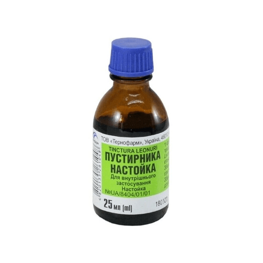 Motherwort tincture drops настойка пустырника, 25 ml - Maple Wellness Supplements