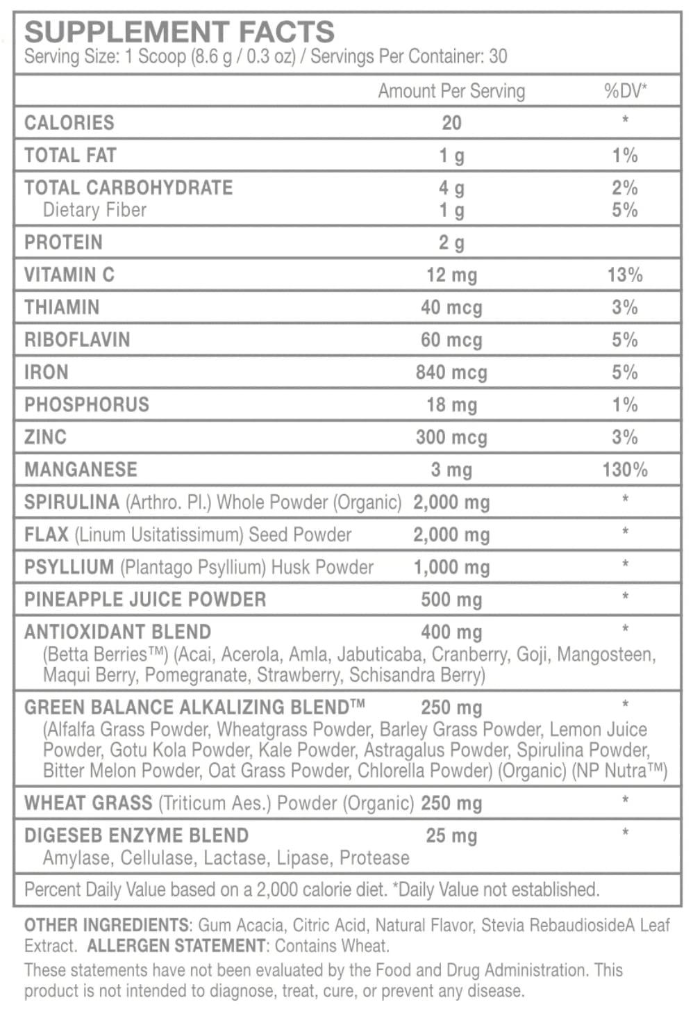 Motiv-8, Greens Superfruits & Veggie Superfood Powder Supplement, Antioxidant, Fiber, Sugar-Free, 30 Servings (Tangerine, 30 Servings) - TrustMedUSA