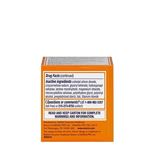 Motrin PM Caplets with 200 mg Ibuprofen & 38 mg Diphenhydramine Sleep Aid, Nighttime Pain Reliever for Minor Aches & Pains, Bulk, 80 ct - TrustMedUSA