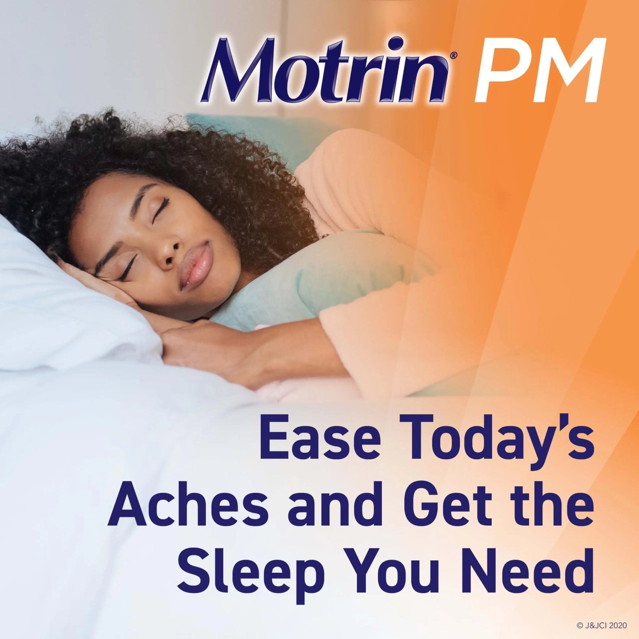 Motrin PM Caplets with 200 mg Ibuprofen & 38 mg Diphenhydramine Sleep Aid, Nighttime Pain Reliever for Minor Aches & Pains, Bulk, 80 ct - TrustMedUSA