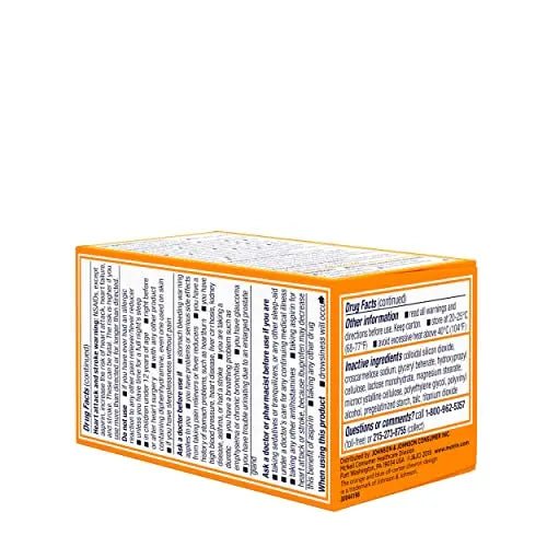 Motrin PM Pain Relief Caplets with 200 mg Ibuprofen & 38 mg Diphenhydramine Sleep Aid, Nighttime Pain Reliever for Minor Aches & Pains Helps You Fall Asleep & Stay Asleep, 20 ct - TrustMedUSA