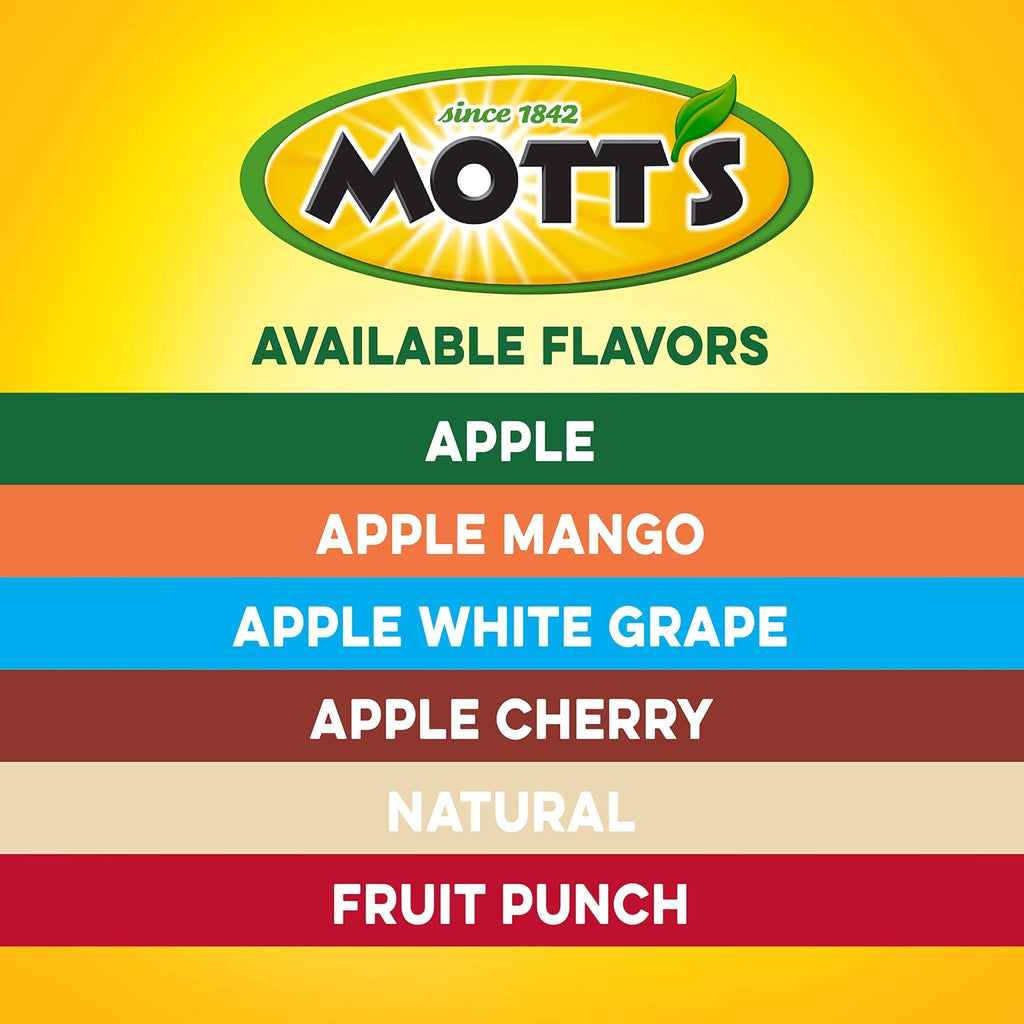 Mott's 100 percent Apple White Grape Juice, 6.75 fl oz boxes (Pack of 32) - Maple Wellness Supplements