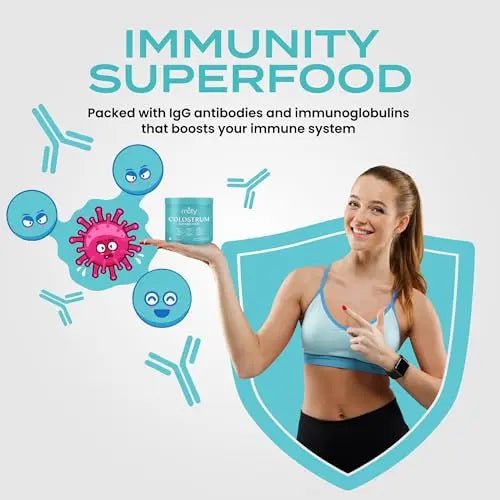 Moty Bovine Colostrum Grass Fed Powder Supplement for Gut Health, Muscle Recovery - TrustMedUSA