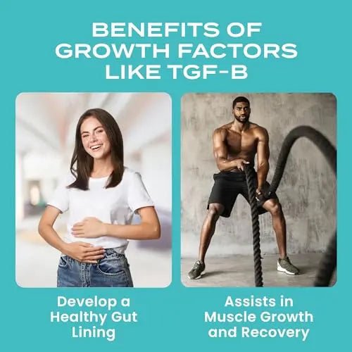 Moty Bovine Colostrum Grass Fed Powder Supplement for Gut Health, Muscle Recovery - TrustMedUSA