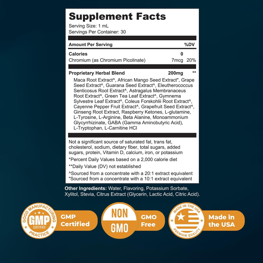 Mounjaboost – Natural Herbal & Plant-Based Supplement with 6 Exotic Nutrients & Botanicals – Made in USA, GMP-Certified, Non-GMO, Easy-to-Take – 30 mL, 1 Month Supply - TrustMedUSA
