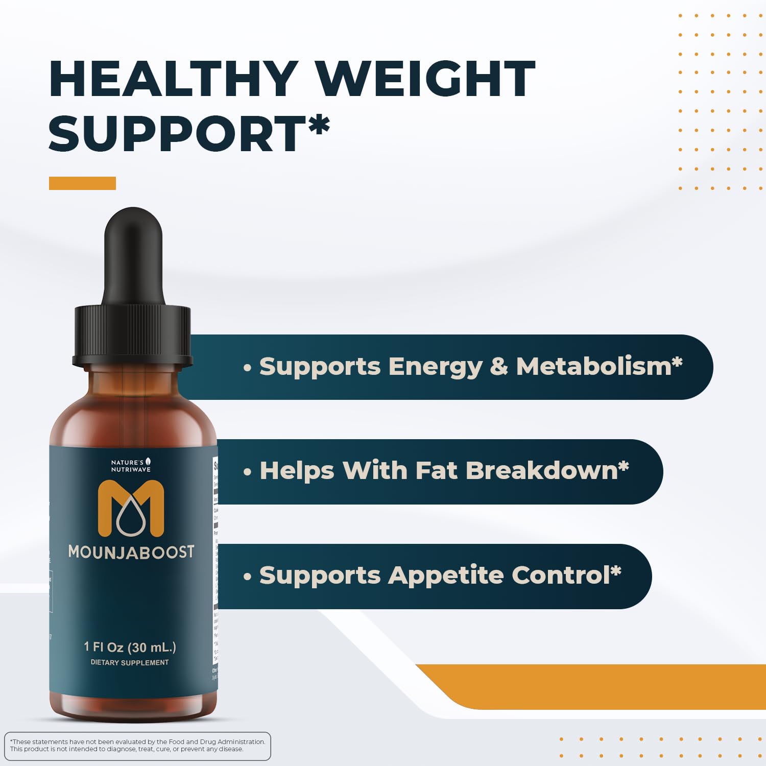 Mounjaboost – Natural Herbal & Plant-Based Supplement with 6 Exotic Nutrients & Botanicals – Made in USA, GMP-Certified, Non-GMO, Easy-to-Take – 30 mL, 3 Month Supply - TrustMedUSA
