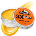MOUNTAIN 3X 3X Relief Balm, 2.7fl Oz Relief Balm, with Natural Arnica & Camphor, Soothing Neck, Hands & Feet, Non-Greasy Formula, Fast Absorbing (1) - TrustMedUSA