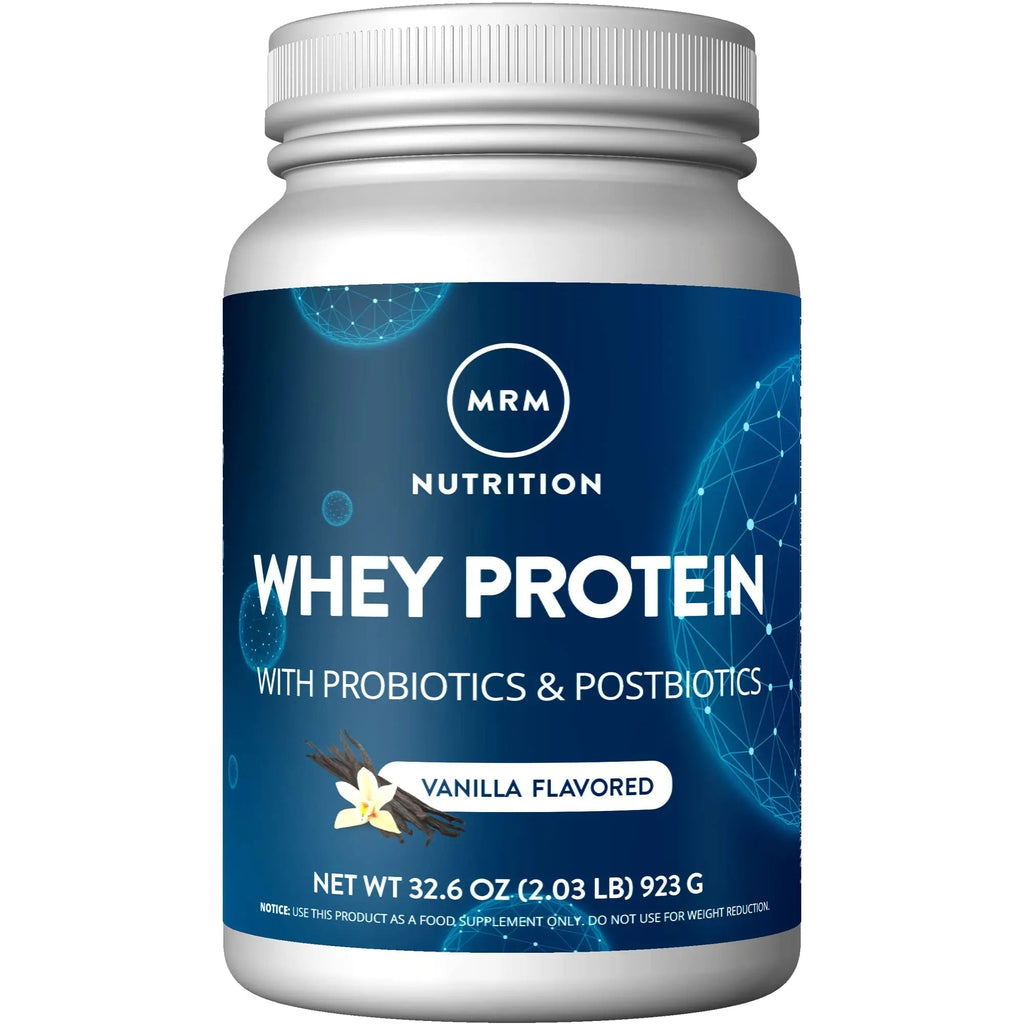 MRM Nutrition Whey Protein | Vanilla Flavored |18g Protein | with 2 Billion probiotics - TrustMedUSA