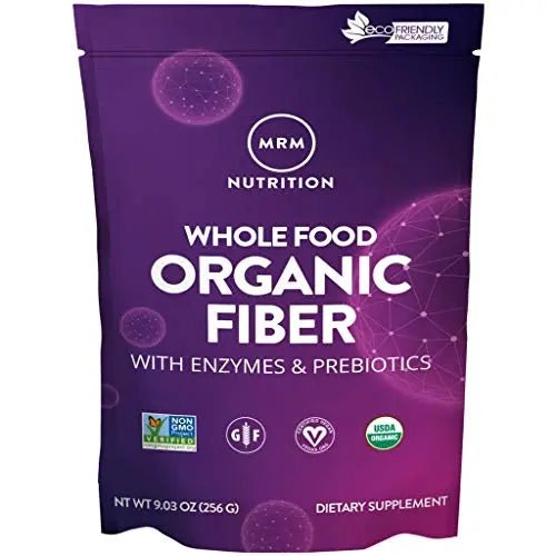 MRM Nutrition Whole Food Organic Fiber | with Enzymes + Prebiotics, 32 Servings - TrustMedUSA