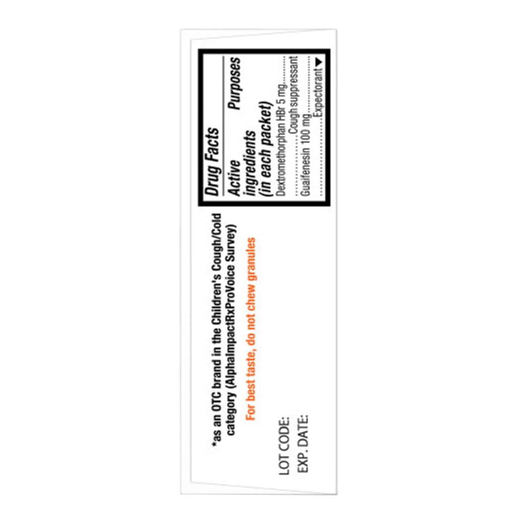 Mucinex Children's Chest Congestion Expectorant and Cough Suppressant Mini-Melts, Orange Cream, 12 Count - Maple Wellness Supplements