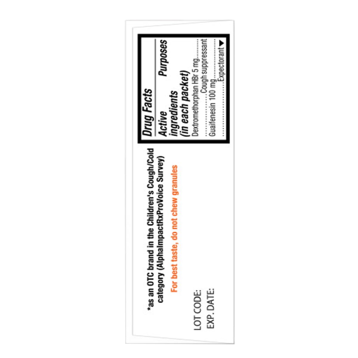 Mucinex Children's Chest Congestion Expectorant and Cough Suppressant Mini-Melts, Orange Cream, 12 Count - Maple Wellness Supplements