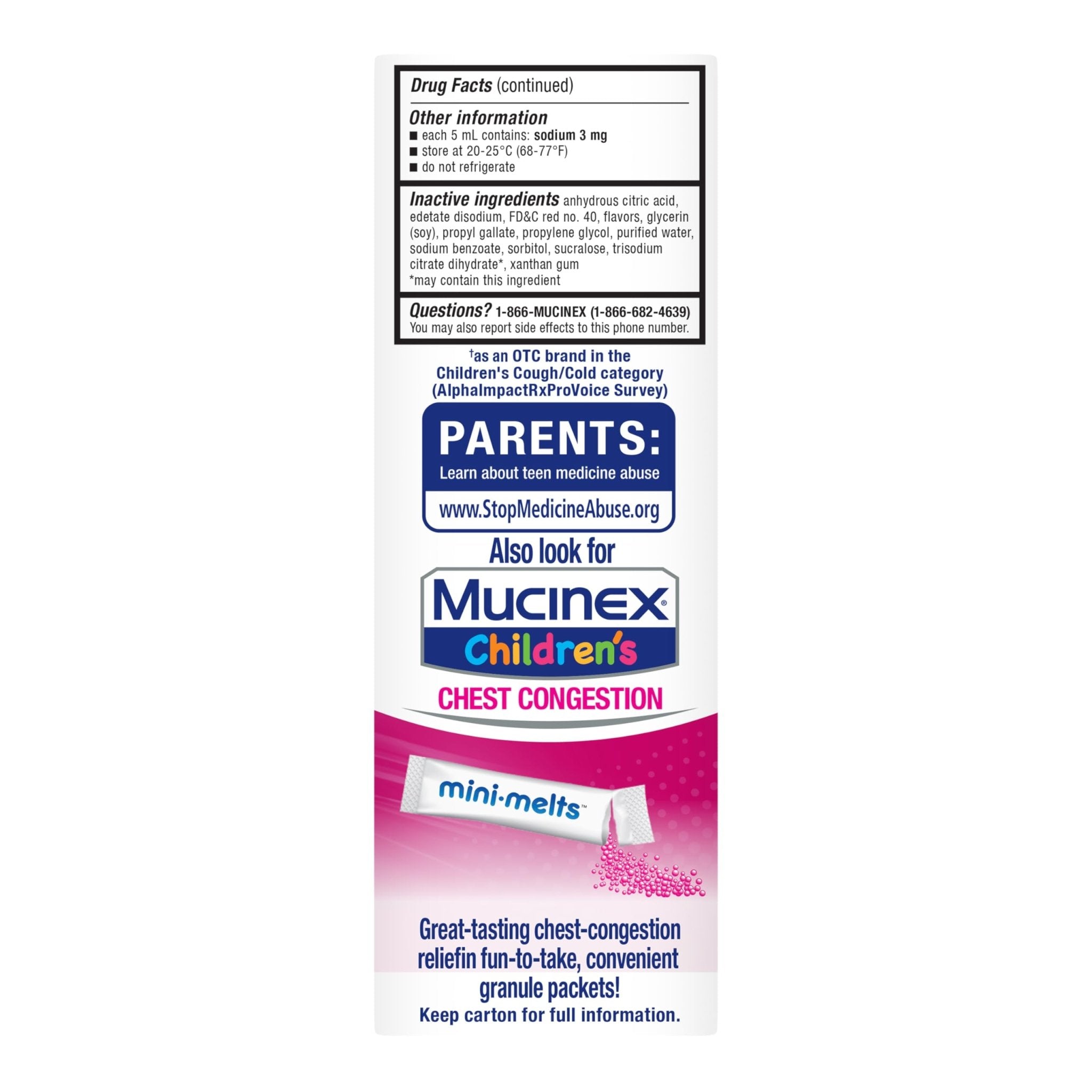 Mucinex Children's Multi-Symptom Cold Medicine, Kids Cough Medicine, Mucinex Kids Medicine/Decongestant with Dextromethorphan HBr, Guaifenesin, Phenylephrine HCl, Very Berry Flavor Liquid, 4 Fl Oz - Maple Wellness Supplements