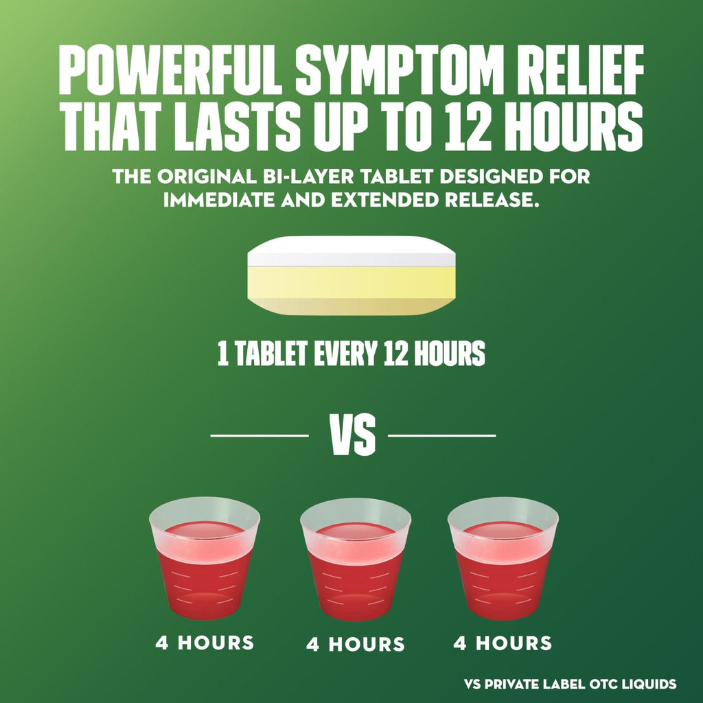 Mucinex DM 12Hr Maximum Strength Chest Congestion & Cough Medicine for Adults, Cold and Cough Medicine for Excess Mucus Relief, 1200 mg Guaifenesin & 60 mg Dextromethorphan HBr, 48 Bi-Layer Tablets - Maple Wellness Supplements
