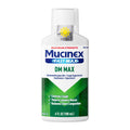 Mucinex DM Max Liquid Cough & Cold Medicine for Adults, Cold and Flu Medicine for Excess Mucus Relief, Guaifenesin, Dextromethorphan Expectorant & Decongestant for Adults, Dr Recommended, 6.0 Fl Oz - Maple Wellness Supplements