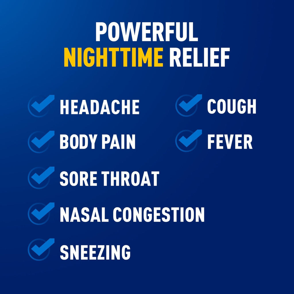 Mucinex Fast-Max Cold and Flu & Nightshift Medicine for Adults, Over-The-Counter Medication Combo Pack for Sore Throat Relief, Decongestant, Cough & Cold Medicine (2 x 6 Fl Oz) - Maple Wellness Supplements