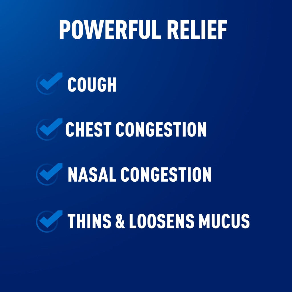 Mucinex Fast-Max Severe Congestion & Cough Medicine, Maximum Strength Symptom Relief, Over-The-Counter Medication, Cold Medicine, Cough Suppressant, Expectorant, Nasal Decongestant, 6 FL OZ - Maple Wellness Supplements