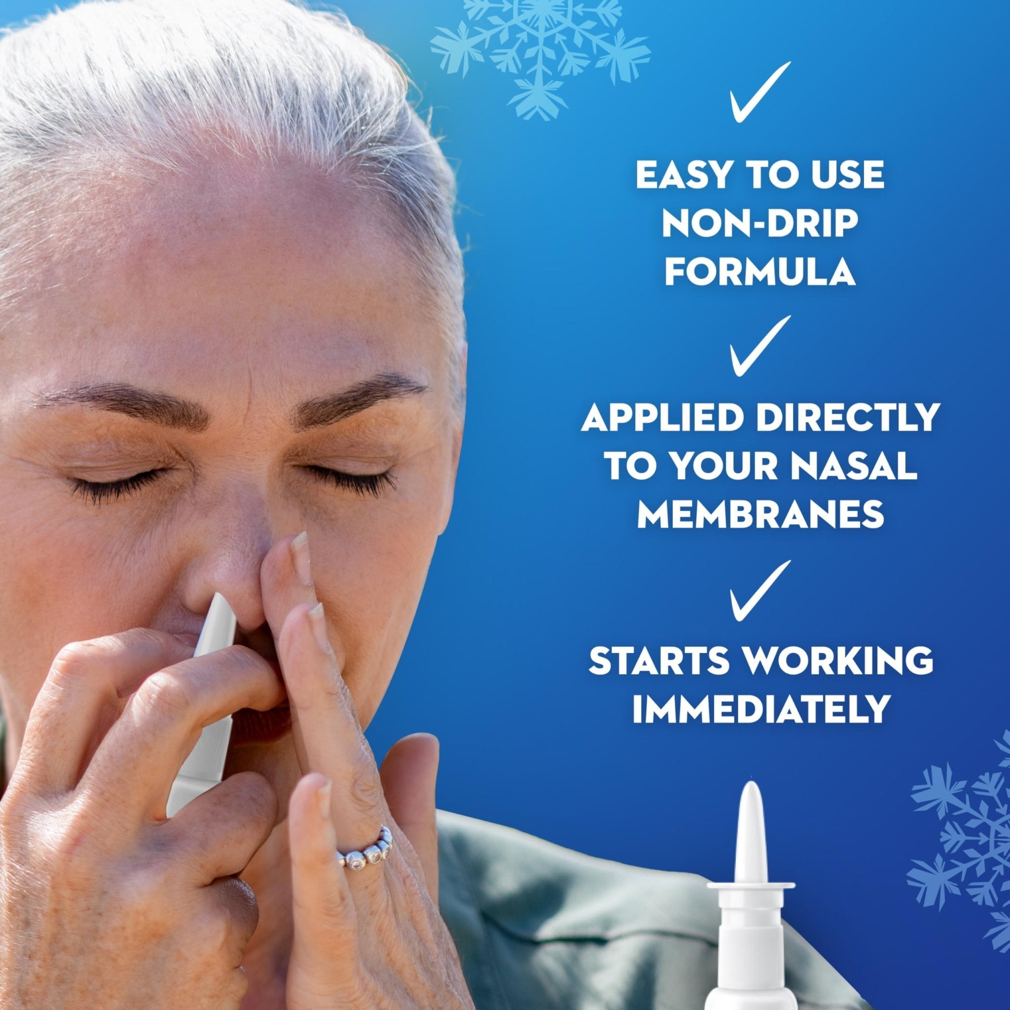 Mucinex Sinus-Max Nasal Spray Decongestant, 12 Hour Over-The-Counter Medication Nose Spray for Sinus Relief, Nasal Decongestants for Adults & Sinus Congestion, Clear & Cool 3/4 Fl Oz(22ML) - Maple Wellness Supplements