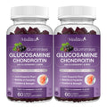 Mulittea Glucosamine Chondroitin Gummies - Extra Strength Joint Support Supplement with MSM & Elderberry for Natural Joint, Antioxidant Immune Support for Adults, Men & Women-(2 Pack) - TrustMedUSA