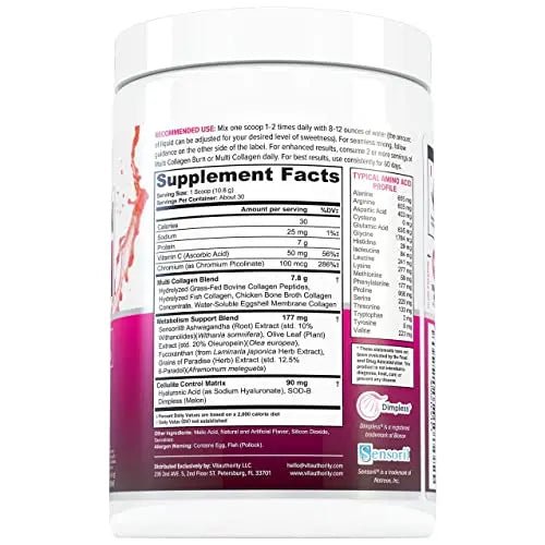 Multi Collagen Burn: Multi-Type Hydrolyzed Collagen Protein Peptides with Hyaluronic Acid - TrustMedUSA