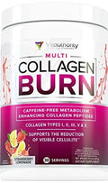 Multi Collagen Burn: Multi-Type Hydrolyzed Collagen Protein Peptides with Hyaluronic Acid - TrustMedUSA
