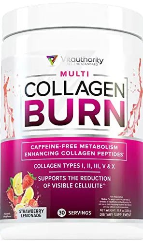 Multi Collagen Burn: Multi-Type Hydrolyzed Collagen Protein Peptides with Hyaluronic Acid - TrustMedUSA