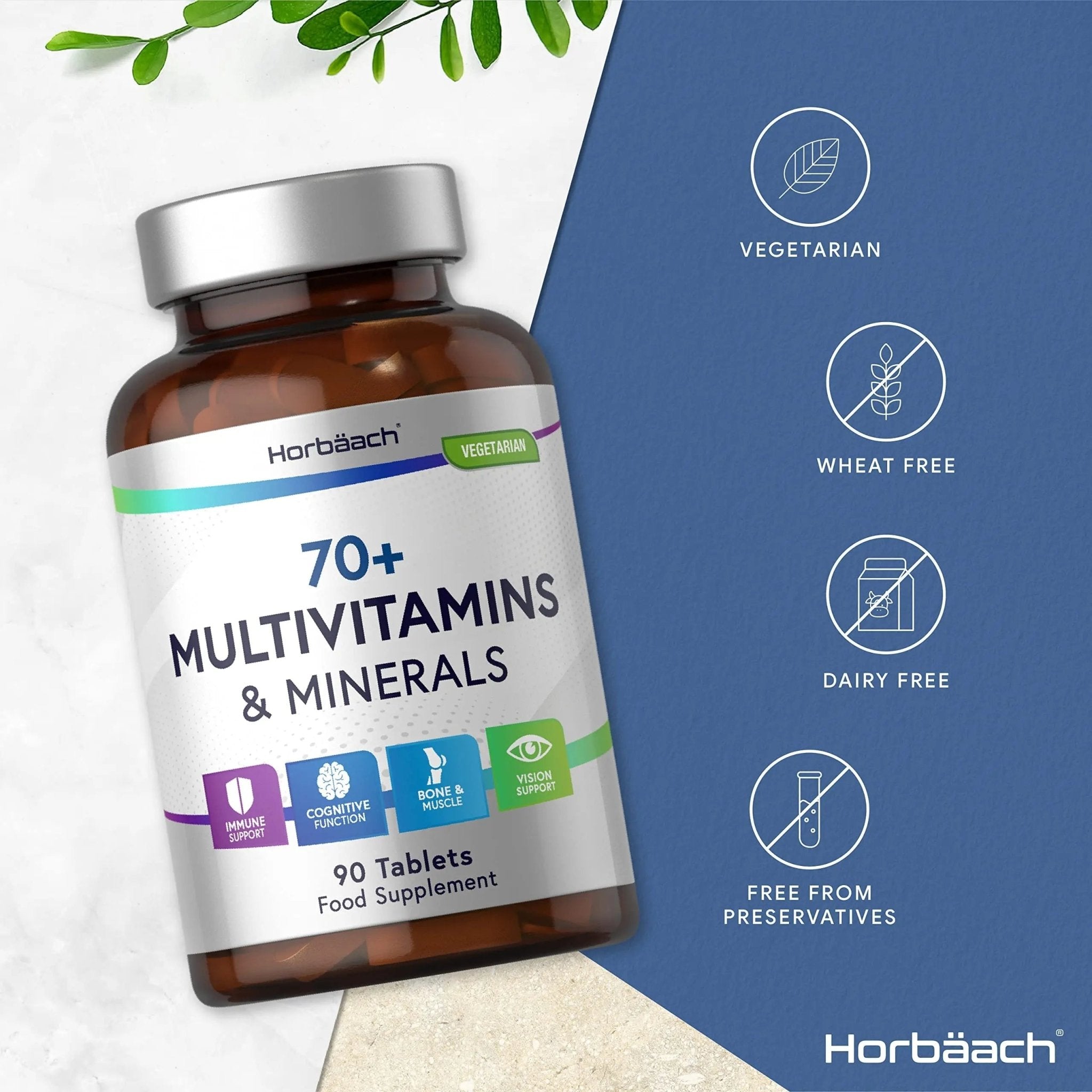 Multivitamin 70 Plus Tablets | 90 Count | with Essential Vitamins and Minerals | for Men and - TrustMedUSA