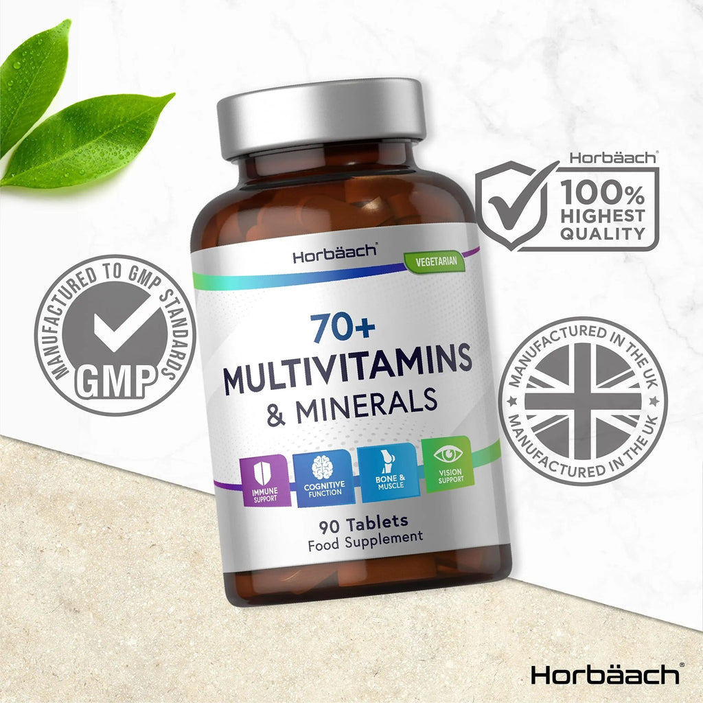 Multivitamin 70 Plus Tablets | 90 Count | with Essential Vitamins and Minerals | for Men and - TrustMedUSA