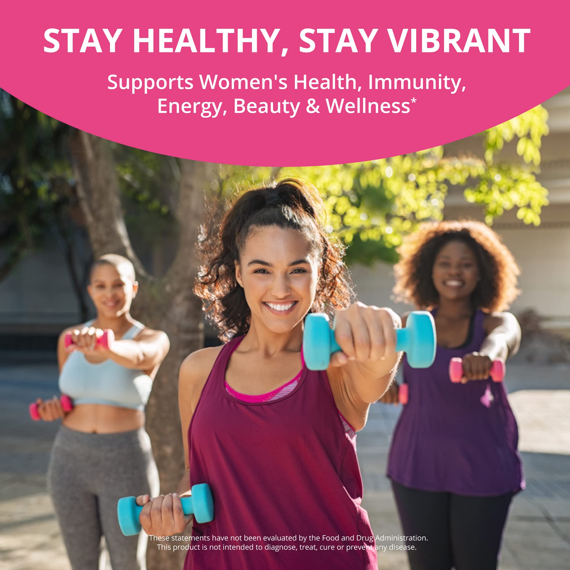 Multivitamin for Women with 39 Key Nutrients, Essential Vitamins, Minerals, Horny Goat Weed, Maca, Wild Yam, Red Clover, Cranberry, Arginine, Herbal Supplement | 60 Vegan Capsules | 1 Month Supply - Maple Wellness Supplements