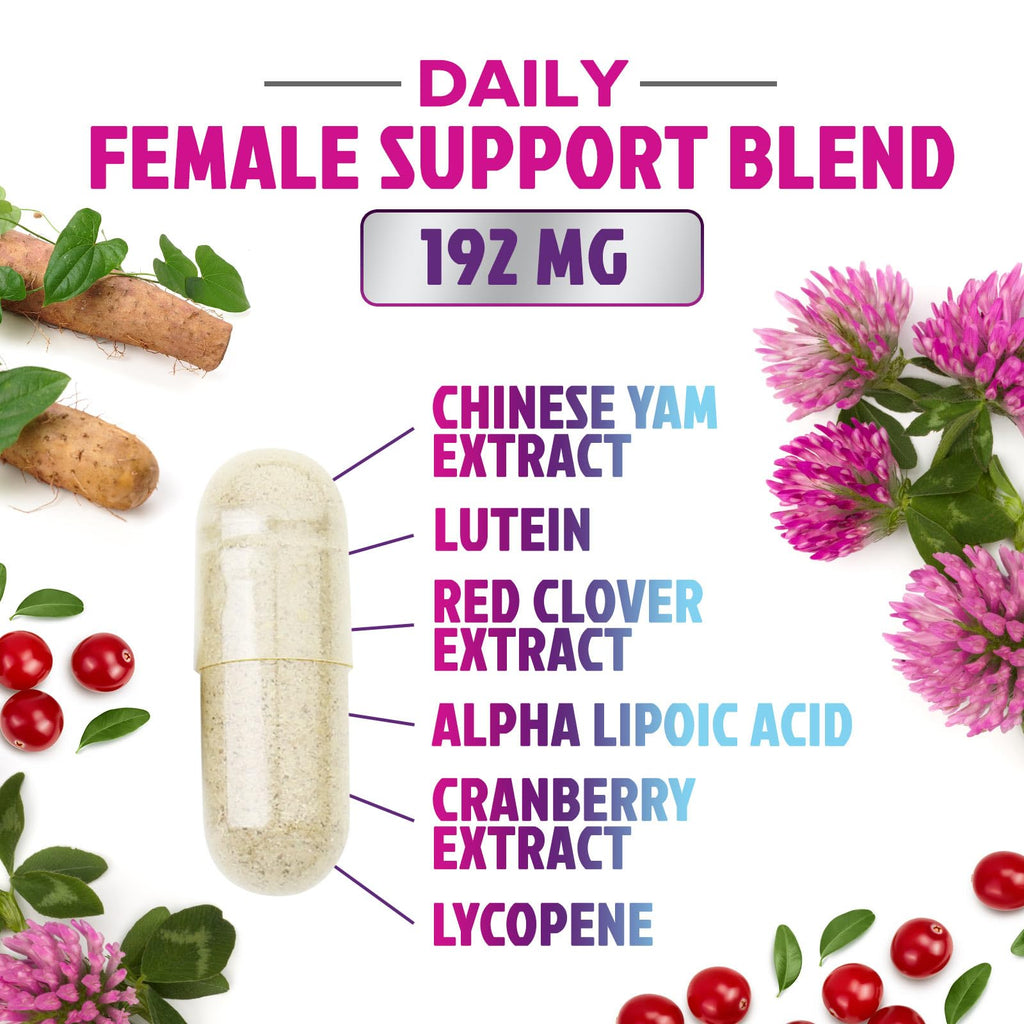 Multivitamin for Women - with Vitamins A, C, D, E, B6, B12, Zinc, Calcium & Magnesium, Womens Daily Multi Vitamin Multimineral Supplement for Bone Health, Energy & Immune Support - 120 Capsules - TrustMedUSA