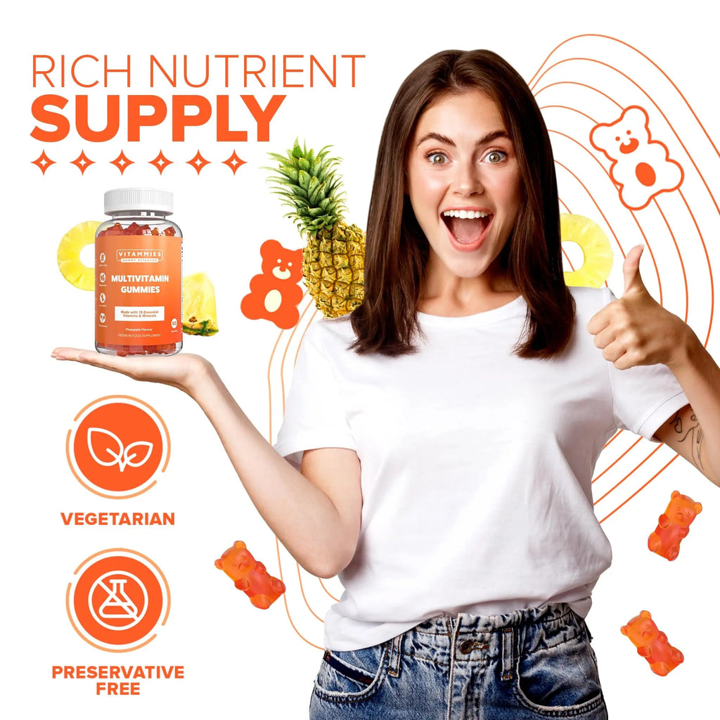 Multivitamin Gummies for Women & Men - 3 Months Supply - 18 Multivitamins & Minerals - TrustMedUSA