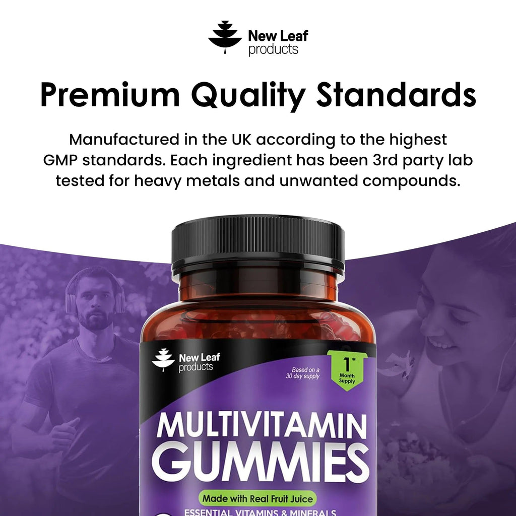 Multivitamin Gummies High Strength for Men Women - Vegetarian +14 Essential Vitamins - TrustMedUSA