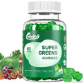Multivitamin Super Greens Gummies - Daily Vegan Gummy Vitamins for Women, Apple Flavor | Organic Blend with Vitamin C, Turmeric, Zinc, Immune Support, Energy Booster, Metabolism | 60 Count - TrustMedUSA