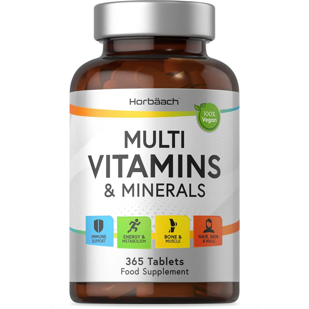 Multivitamin Tablets for Men and Women | 365 Count | with 24 Essential Nutrients - TrustMedUSA