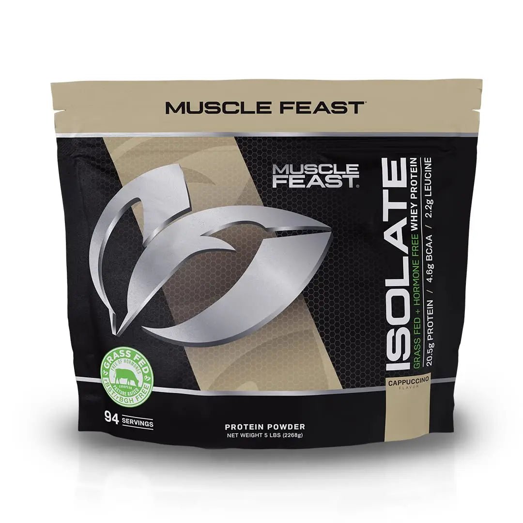 Muscle Feast Grass-Fed Whey Protein Isolate, All Natural Hormone Free Pasture Raised - TrustMedUSA