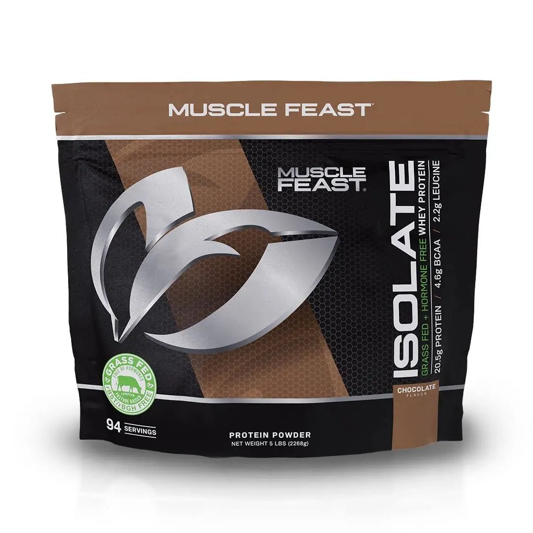 Muscle Feast Grass-Fed Whey Protein Isolate, All Natural Hormone Free Pasture Raised - TrustMedUSA