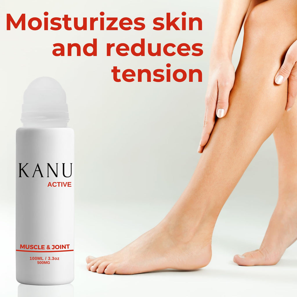 Muscle & Joint Relief Roll-On Cooling Serum- 3.3 oz- Fast Absorbing Pain Relief for Sore Muscles and Joints- Workout Recovery and Joint Support for Athletes and Active Lifestyles - TrustMedUSA