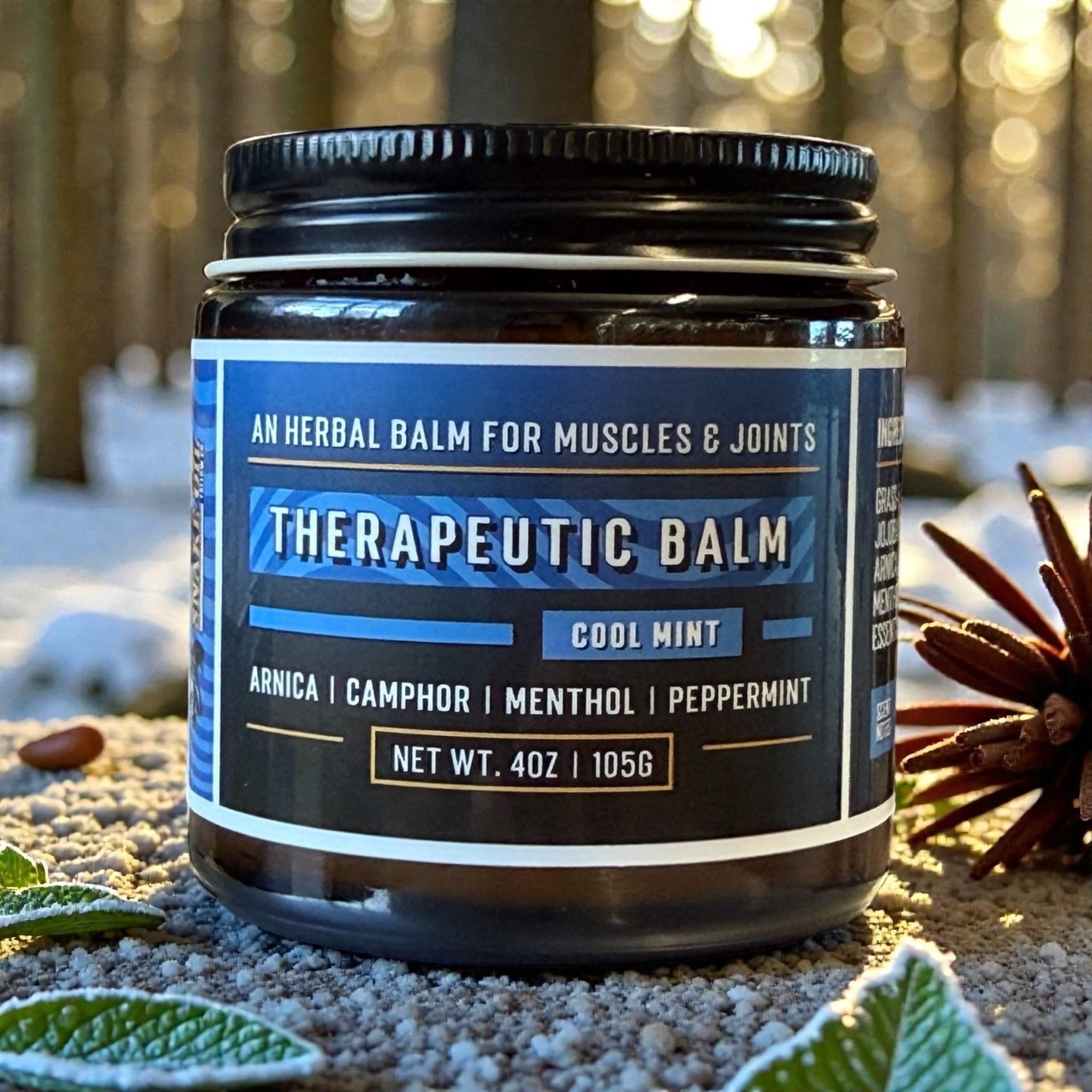 Muscle & Joint Therapeutic Tallow Balm - Made in Utah, USA - Arnica, Camphor, Menthol, Peppermint - Great for Pain, Soreness, Bruising, Stiffness - Grass-Fed Tallow, Jojoba Oil, Beeswax - TrustMedUSA