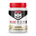 Muscle Milk 100% Whey With Probiotics Protein Powder, Vanilla, 1.85 Pound, 23 Servings - TrustMedUSA