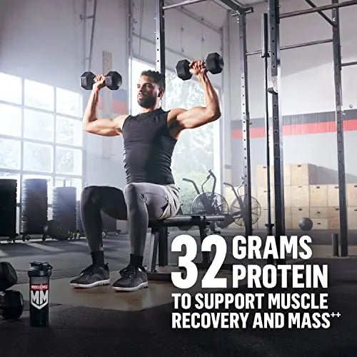 Muscle Milk Gainer Protein Powder, Chocolate, 32g Protein, 5 Pound - TrustMedUSA
