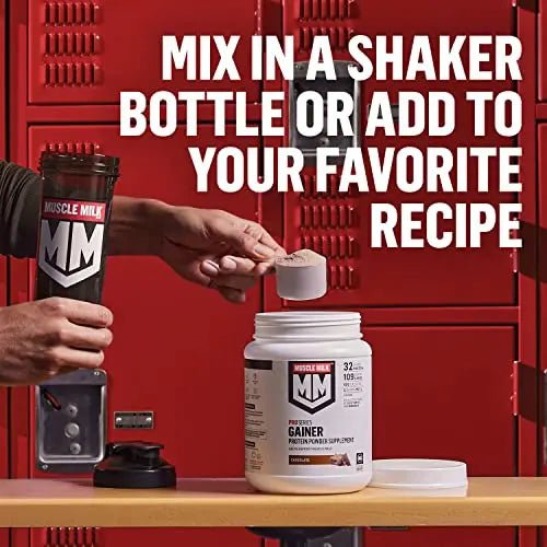 Muscle Milk Gainer Protein Powder, Chocolate, 32g Protein, 5 Pound - TrustMedUSA