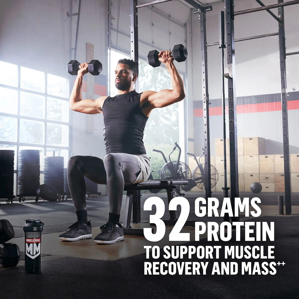 Muscle Milk Gainer Protein Powder, Vanilla Creme, 32g Protein, 5 Pound - TrustMedUSA
