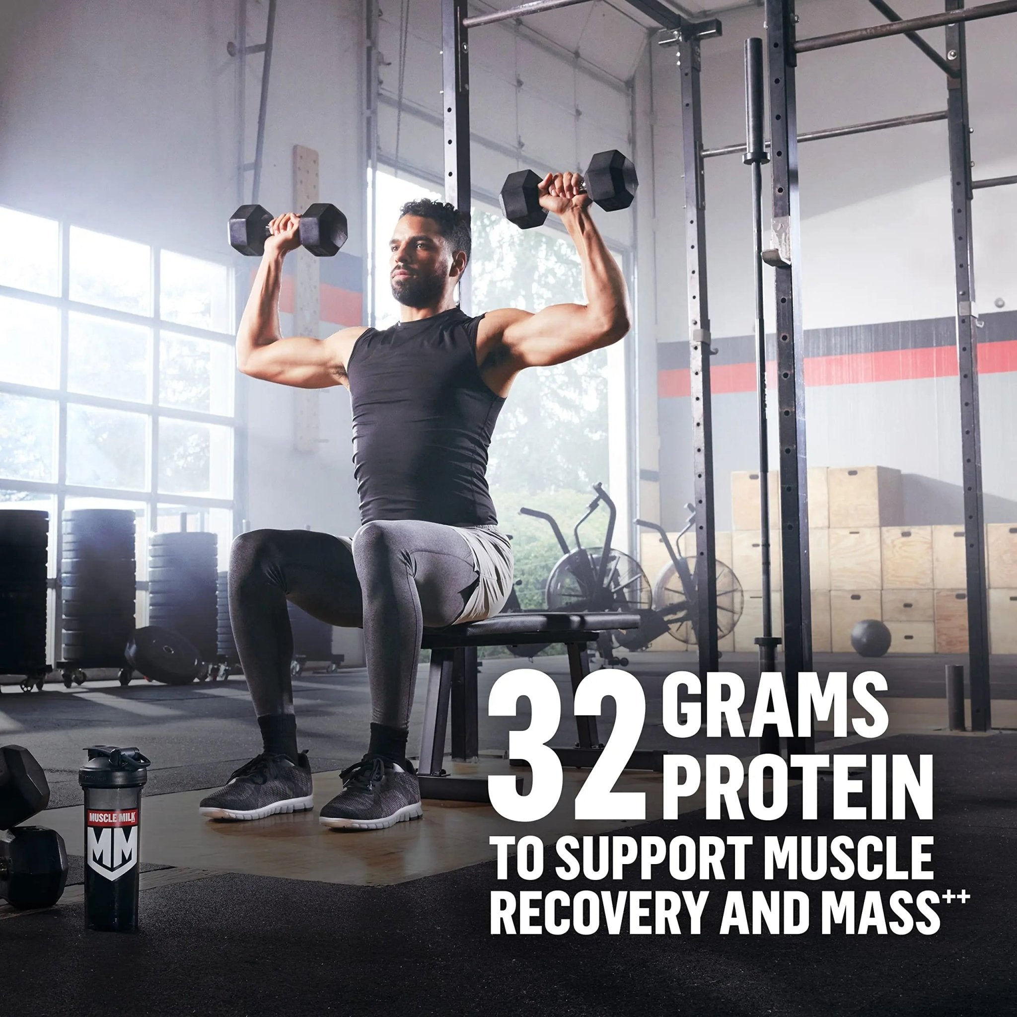 Muscle Milk Gainer Protein Powder, Vanilla Creme, 32g Protein, 5 Pound - TrustMedUSA