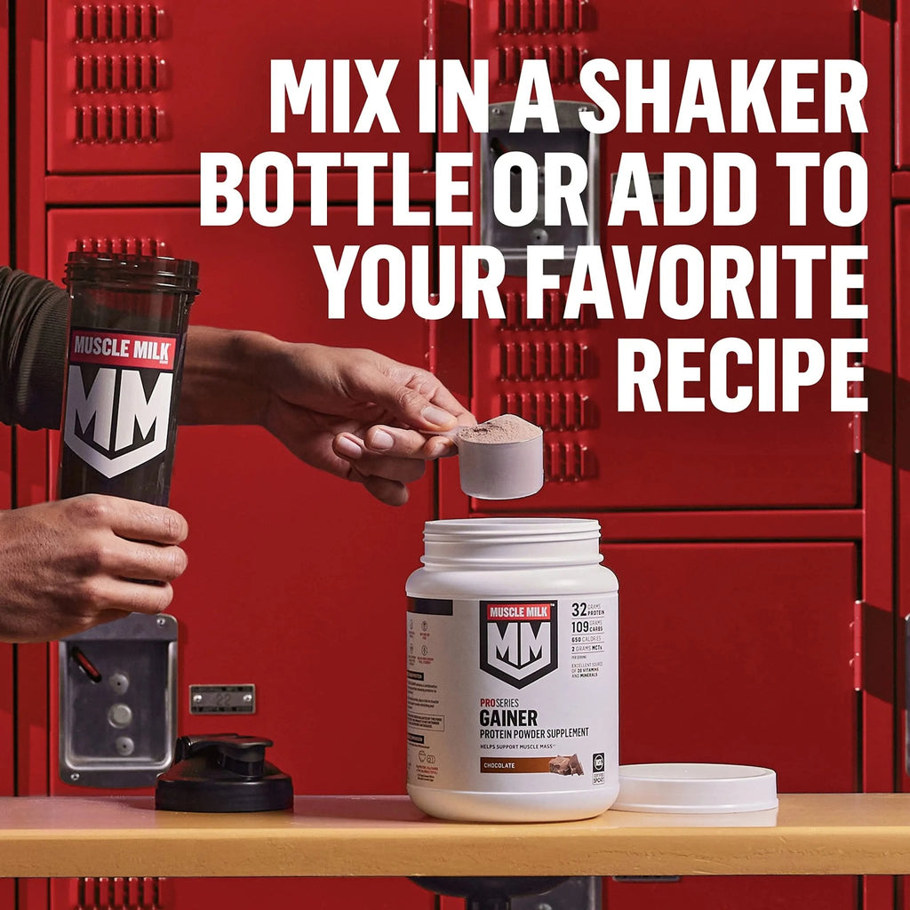 Muscle Milk Gainer Protein Powder, Vanilla Creme, 32g Protein, 5 Pound - TrustMedUSA