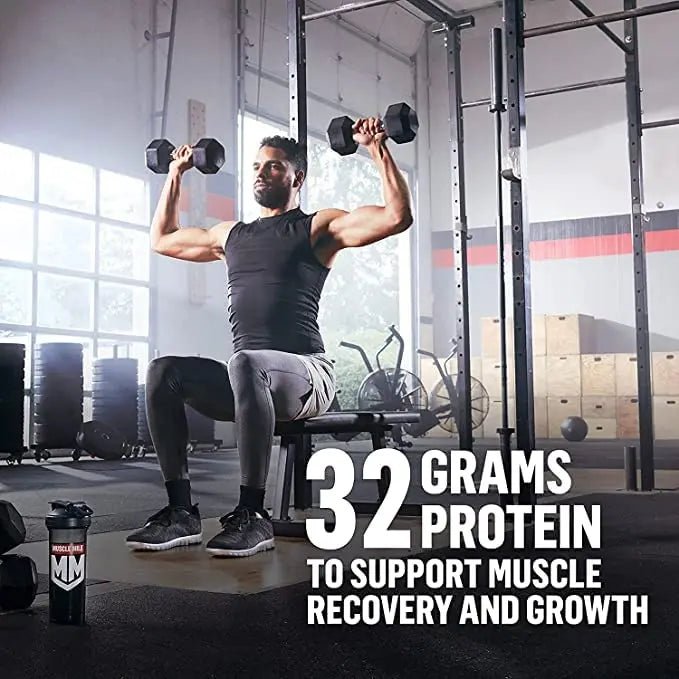 Muscle Milk Genuine Protein Powder, Chocolate, 4.94 Pound, 32 Servings, 32g Protein - TrustMedUSA