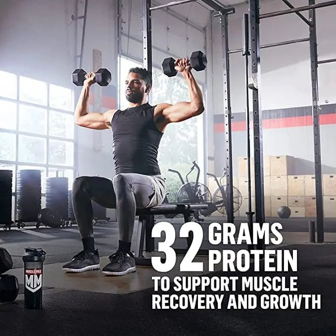 Muscle Milk Genuine Protein Powder, Vanilla Creme, 32g Protein, 5 Pound, 32 Servings - TrustMedUSA