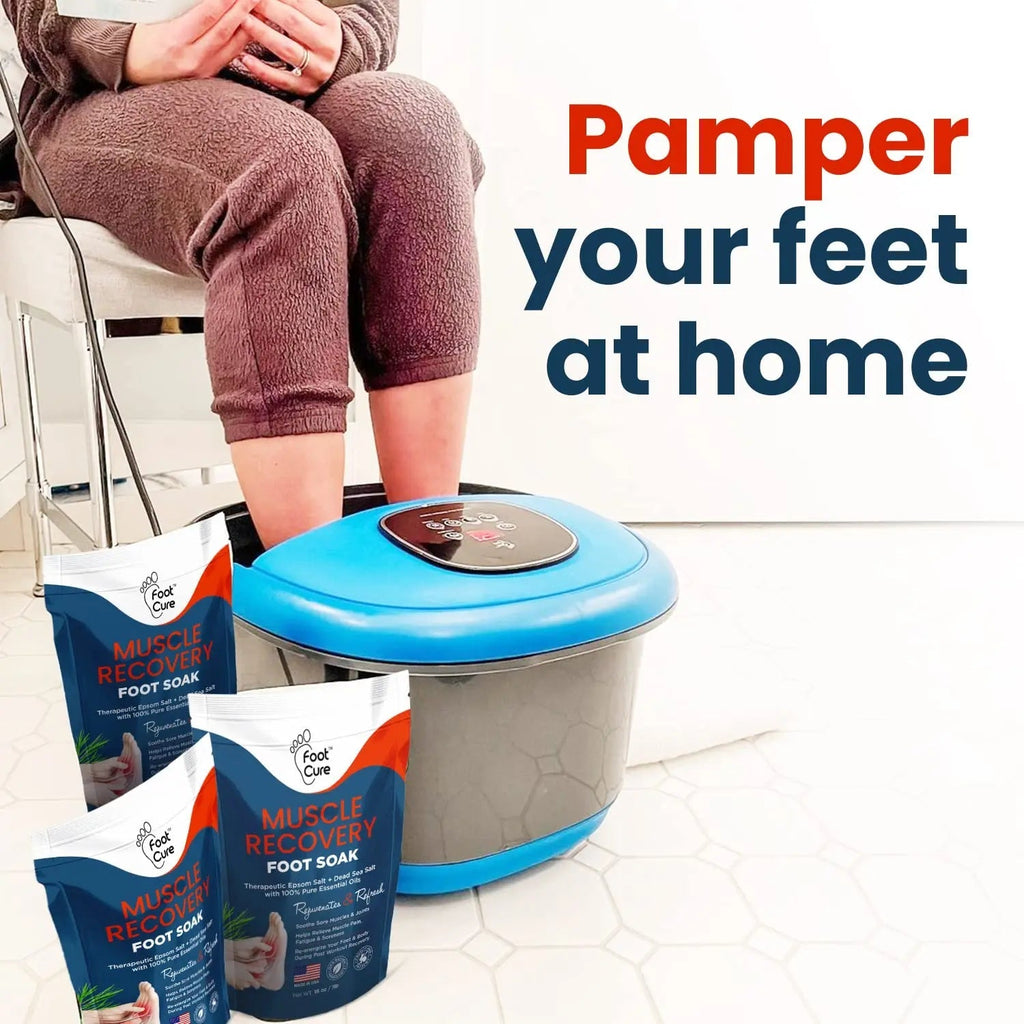 Muscle Relief Foot Soak with Epsom Salts - All Natural Salts for Post Workout Recovery - TrustMedUSA