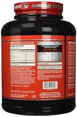 MuscleMeds Carnivor Beef Protein Isolate, 0 Lactose, 0 Sugar, 0 Fat, 0 Cholesterol - TrustMedUSA